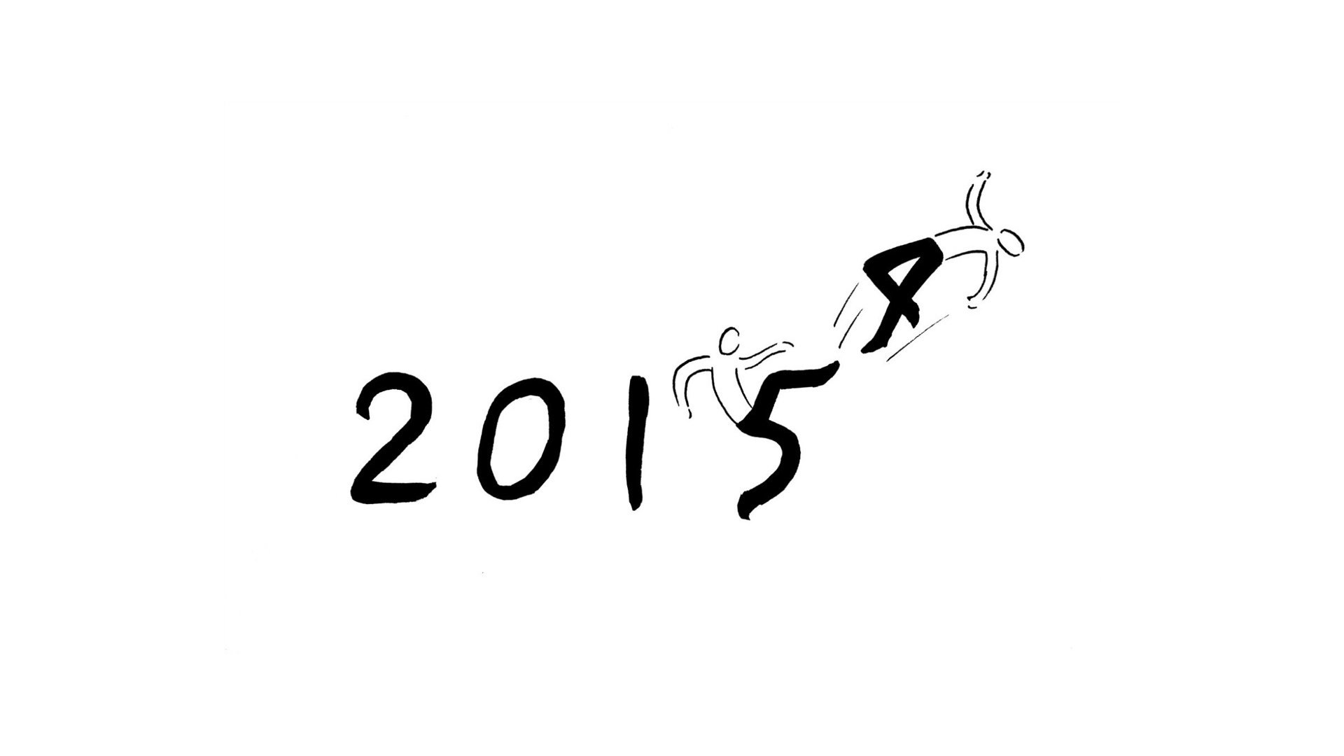 feliz año nuevo 2015 2014 divertido fondo