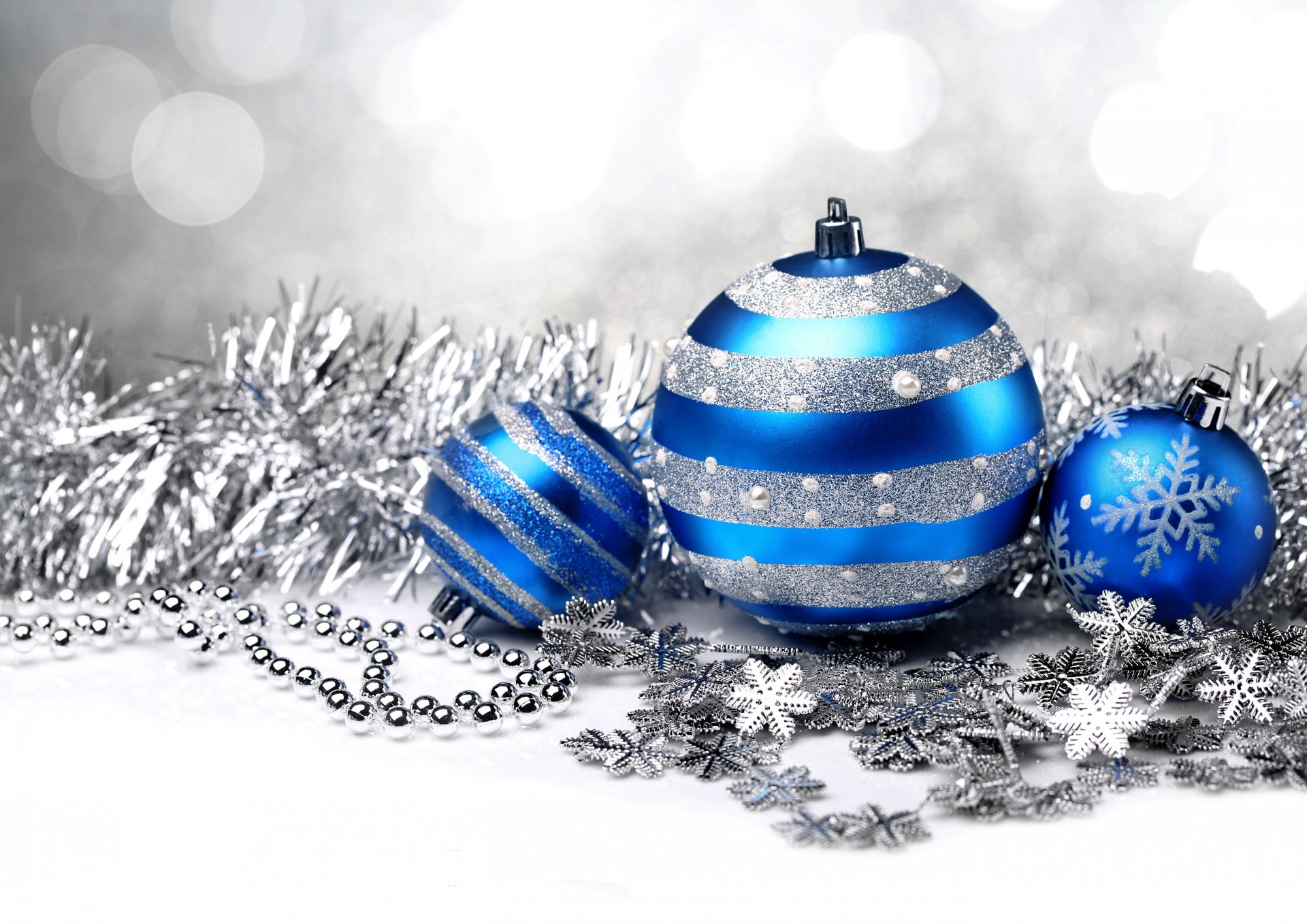 blu decorazione natale nuovo anno palle