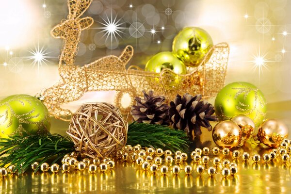 Merry Christmas gold jewelry