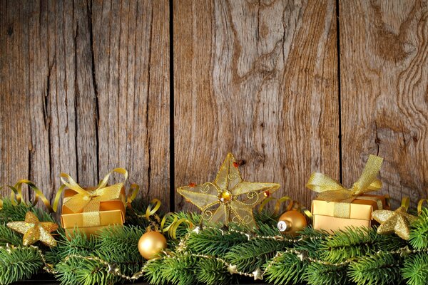 Joyeux Noël décorations sur l arbre de Noël