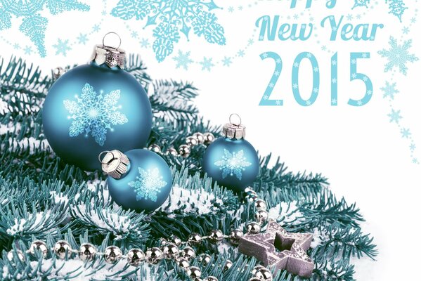 Felice Anno Nuovo 2015 (giocattoli di Natale)