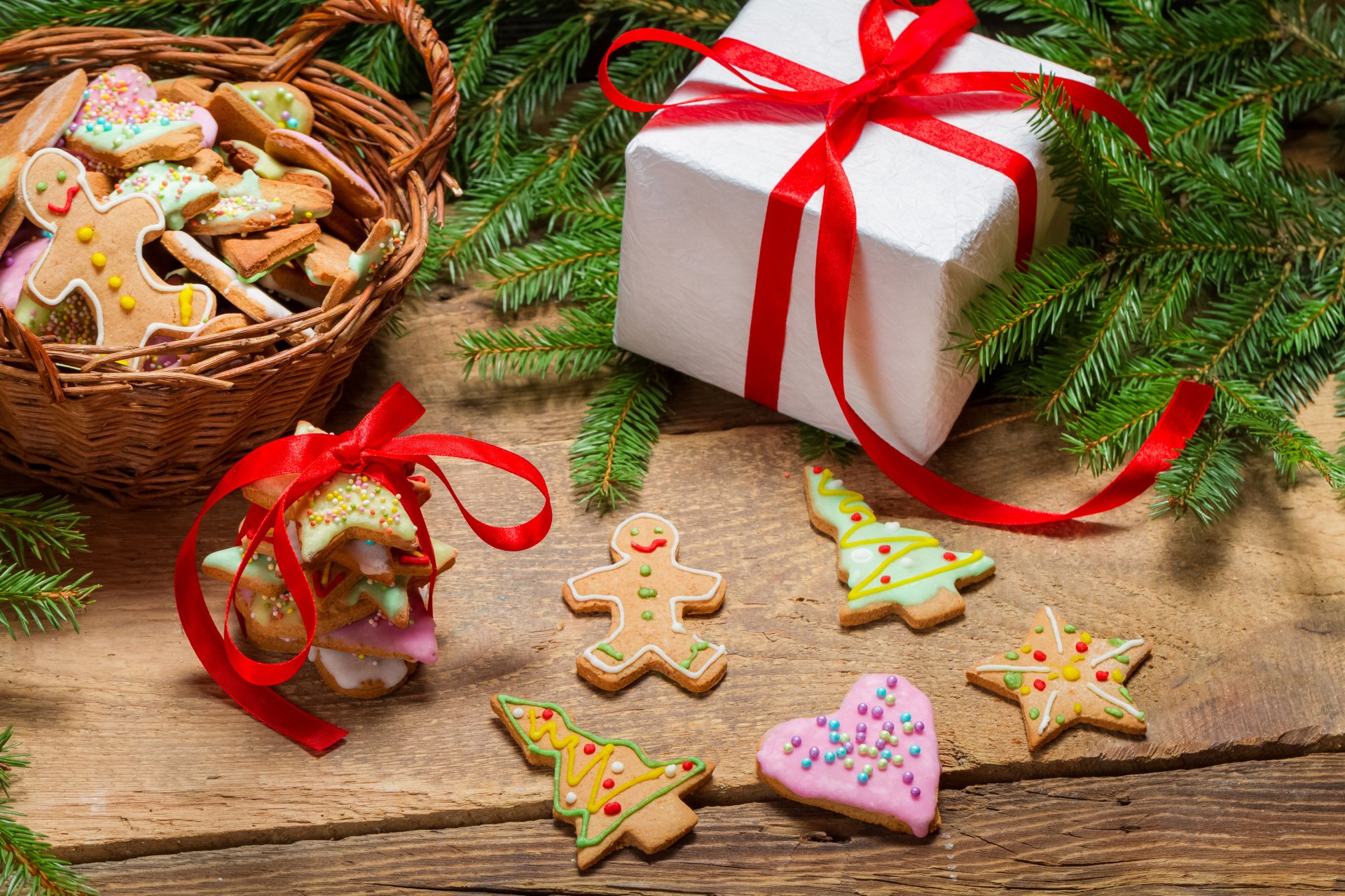 año nuevo navidad galletas