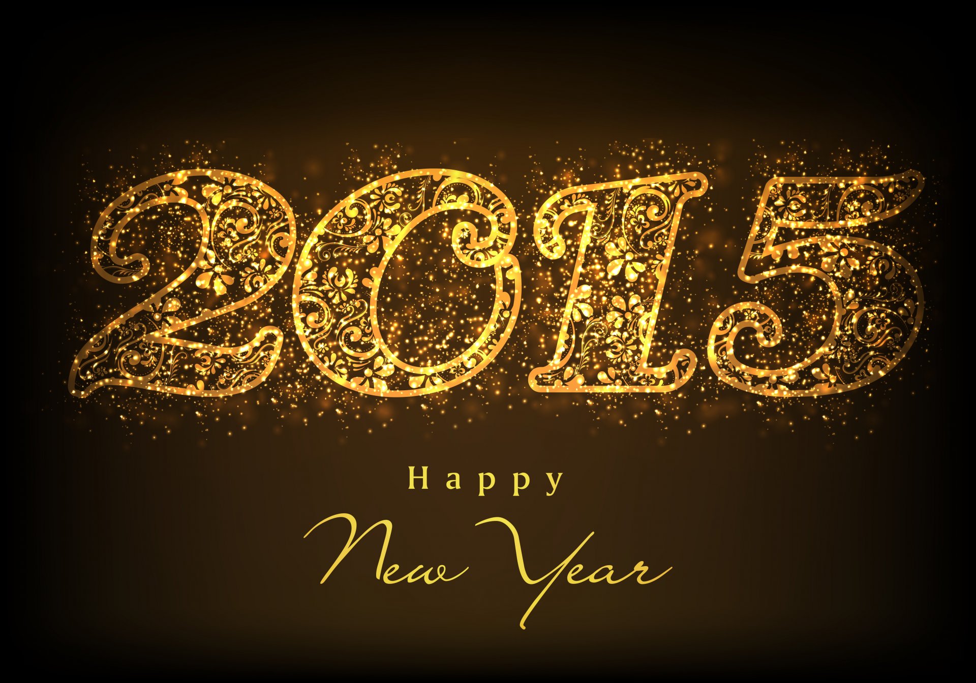 golden happy new year 2015 happy new year gold