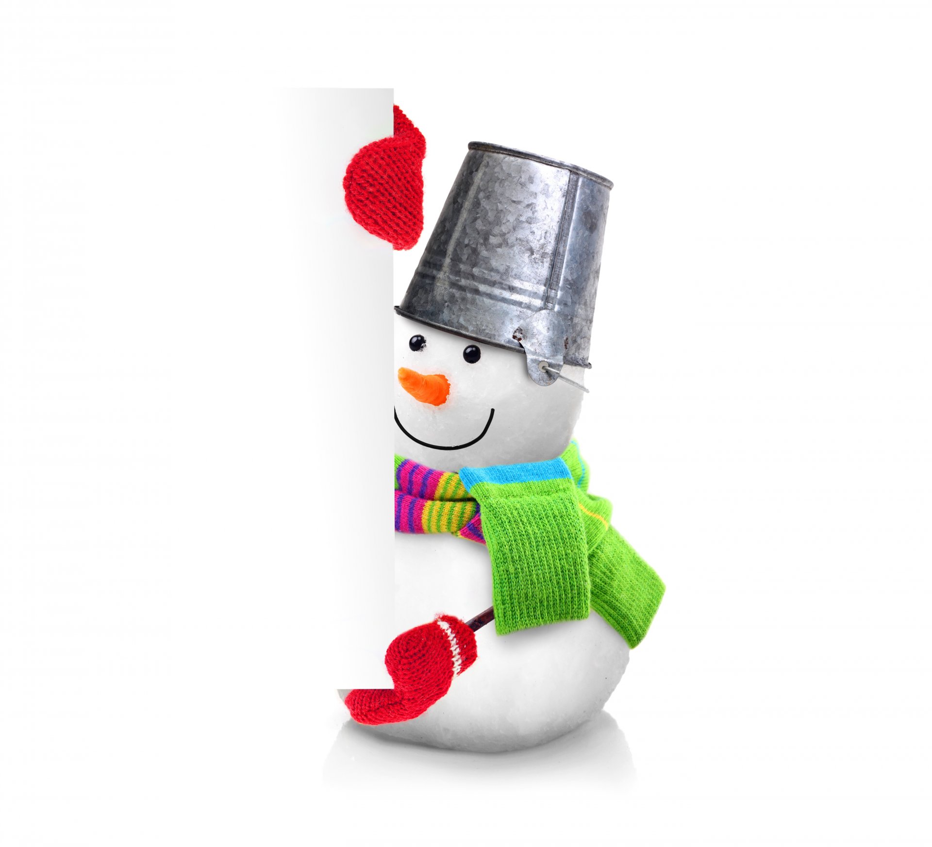 bonhomme de neige 3d bannière noël nouvel an rendu