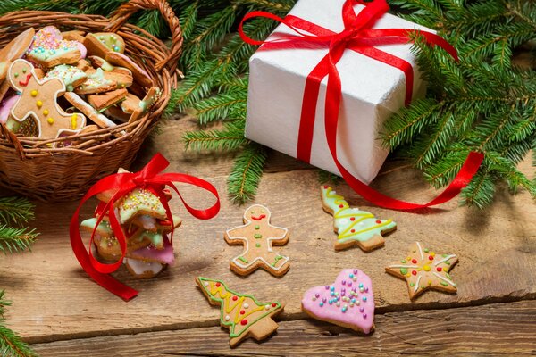 Cookies for New Year and Christmas