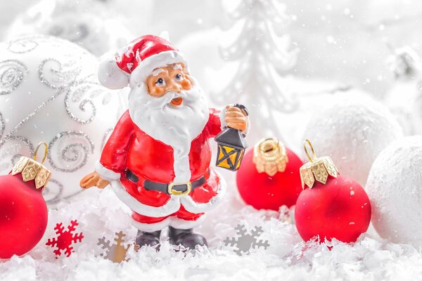 Santa Claus gifts Christmas toys