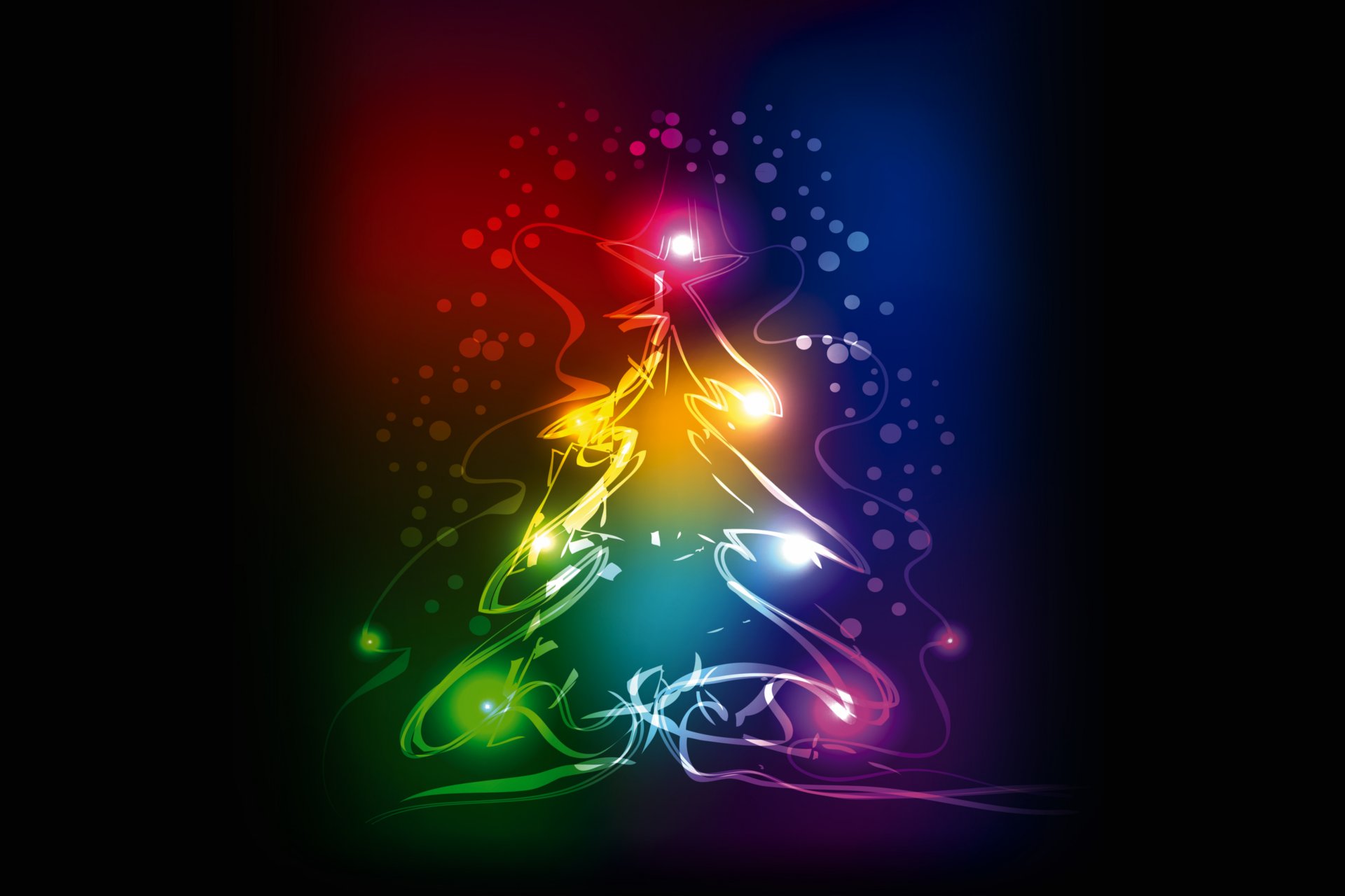 neon natale colori albero capodanno albero di natale