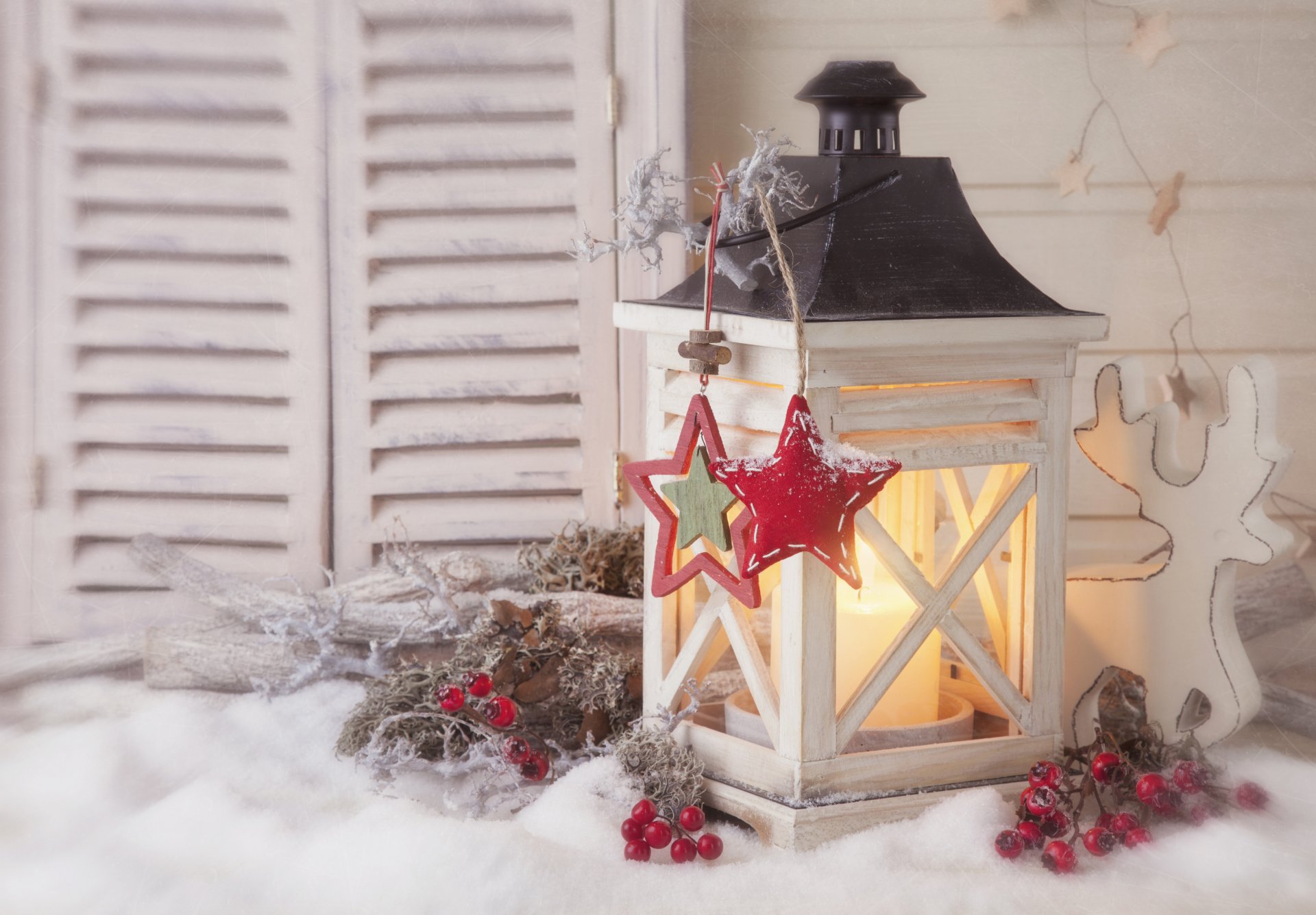 neues jahr frohe weihnachten laterne hirsch spielzeug fenster stern kirsche schnee frohe weihnachten hirsch spielzeug fenster sterne kerzen kerze