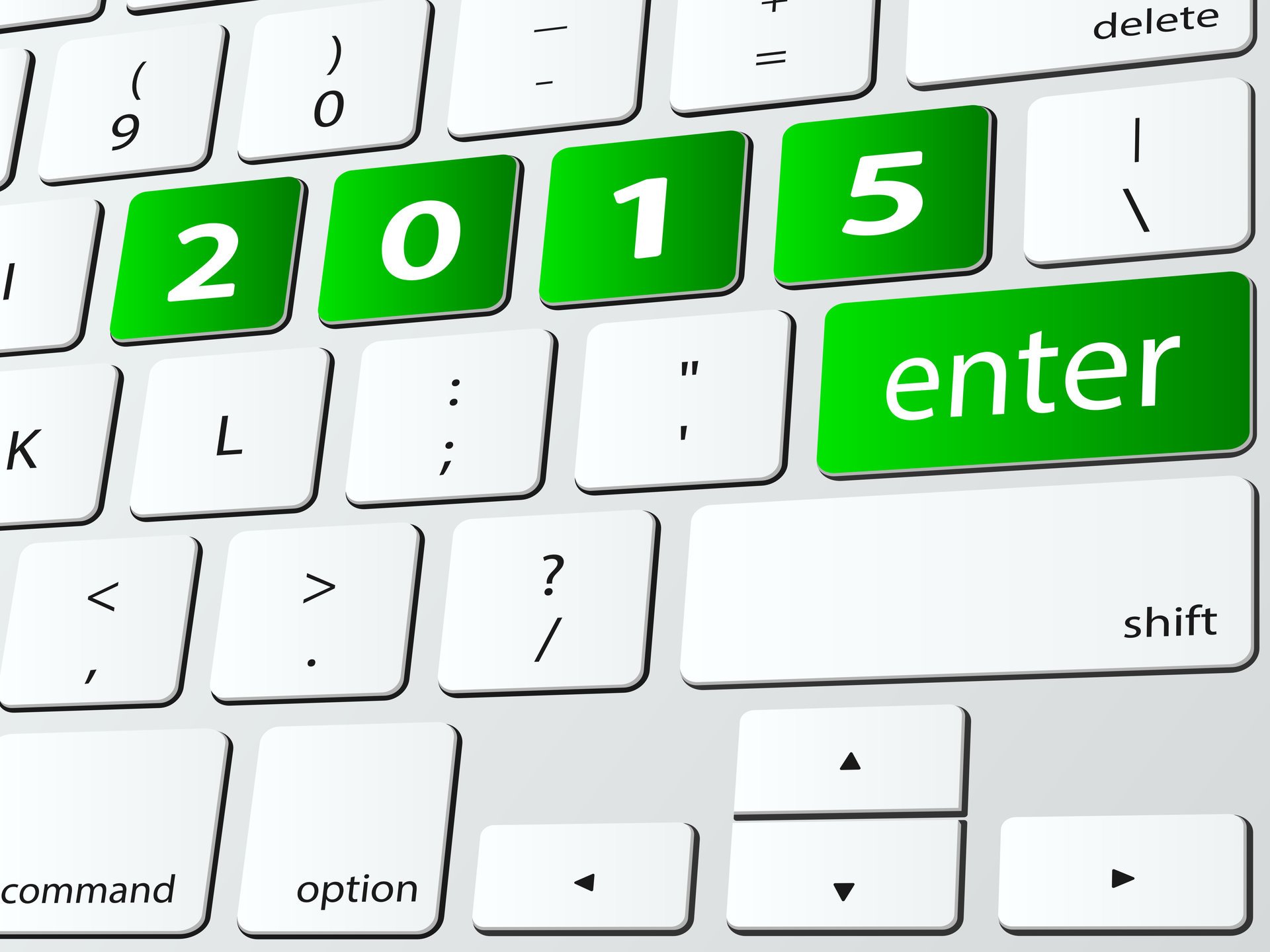 2015 enter keyboard