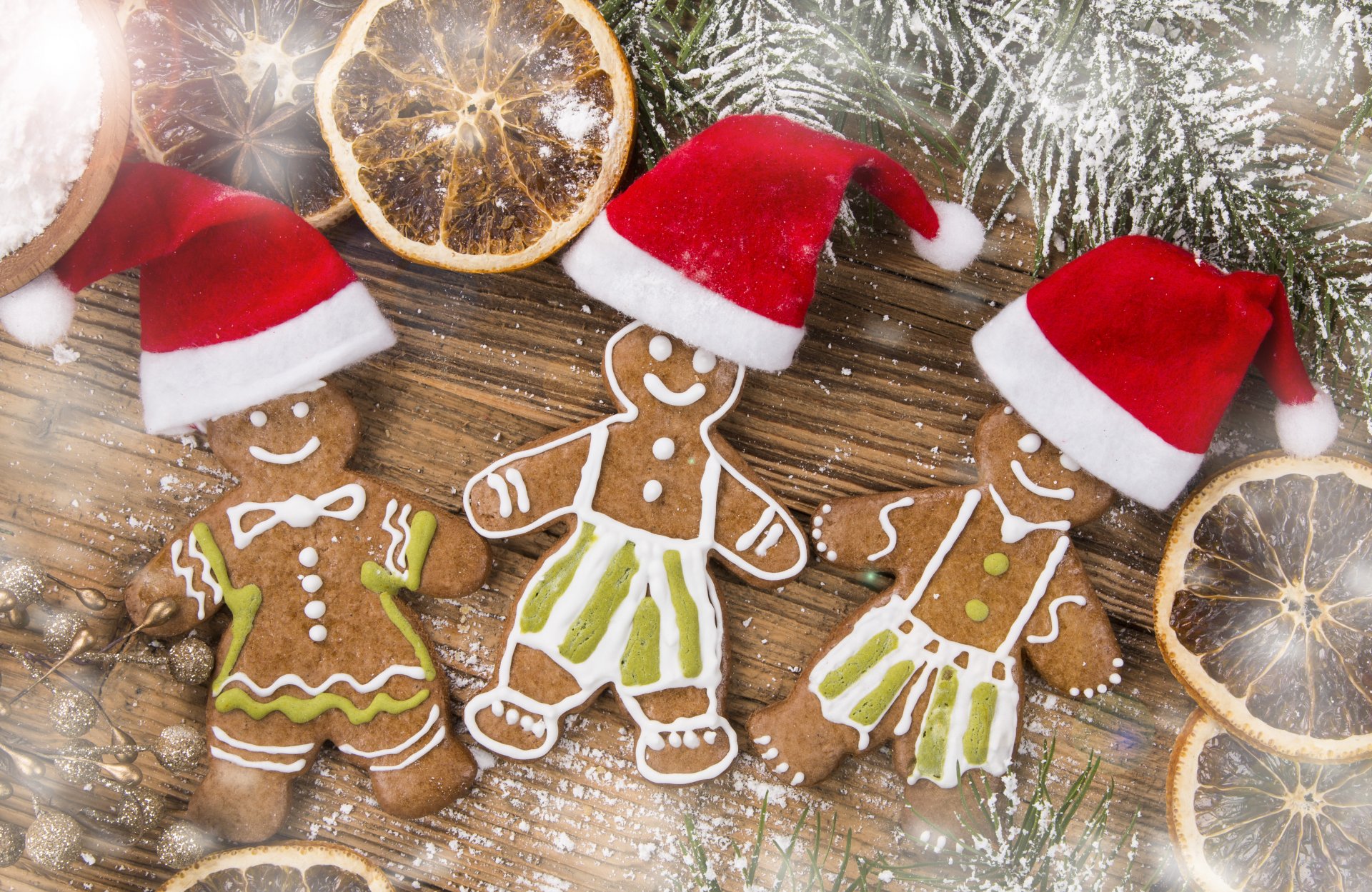 feliz navidad año nuevo sombrero pan de jengibre galletas año nuevo comida sombrero pan de jengibre