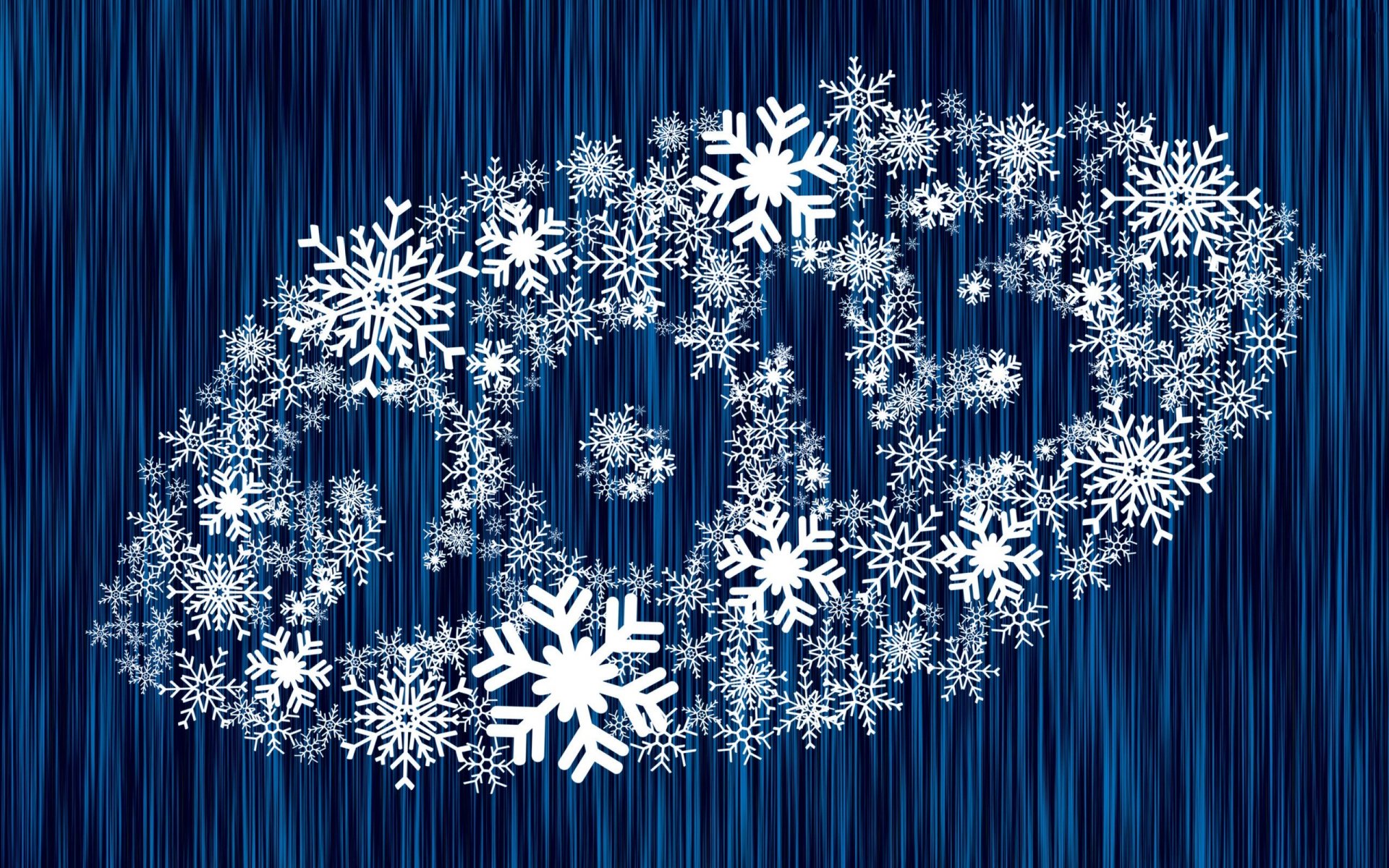 new year 2015 snowflakes background