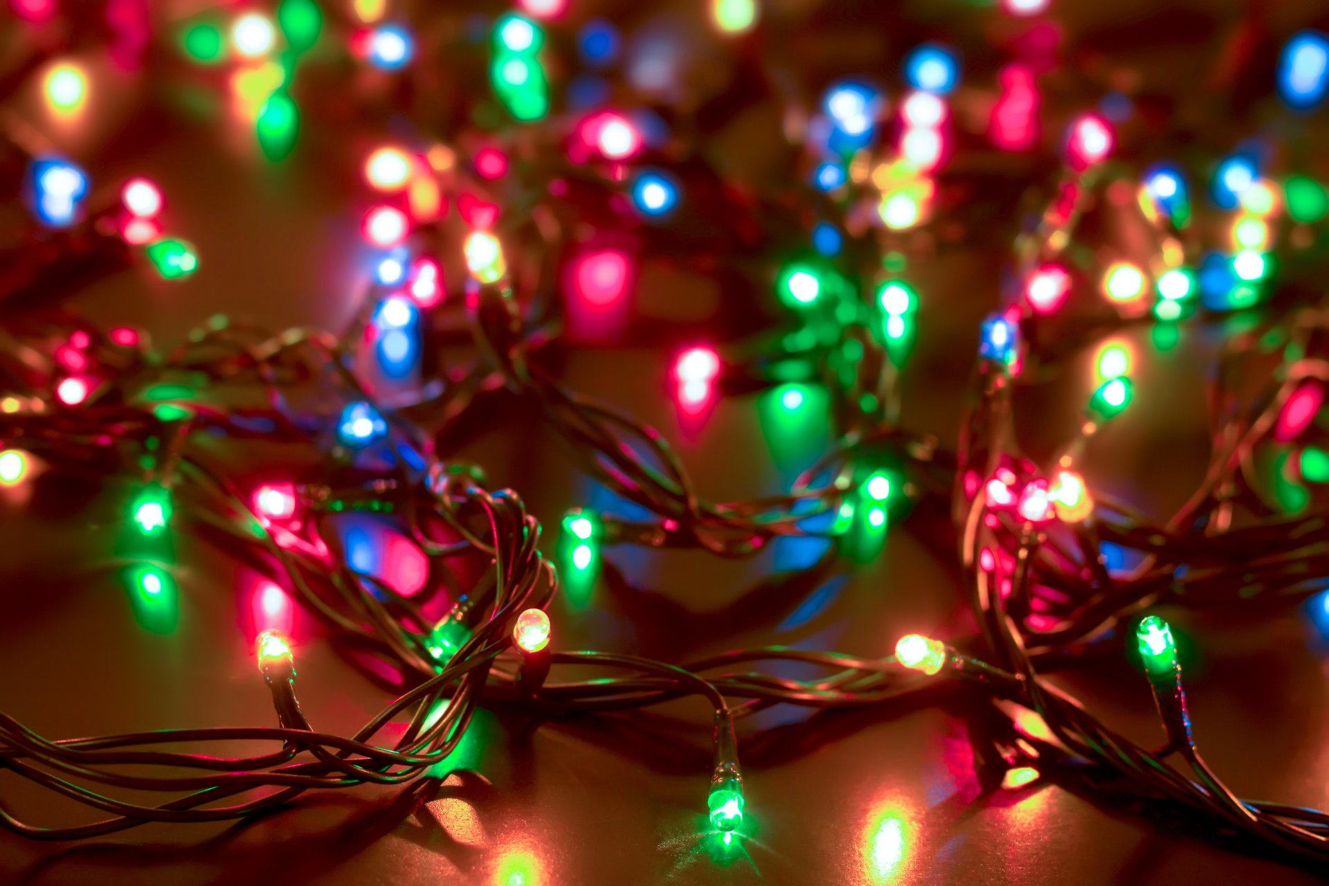 garland lights lights multicolored light holidays winter new year christma