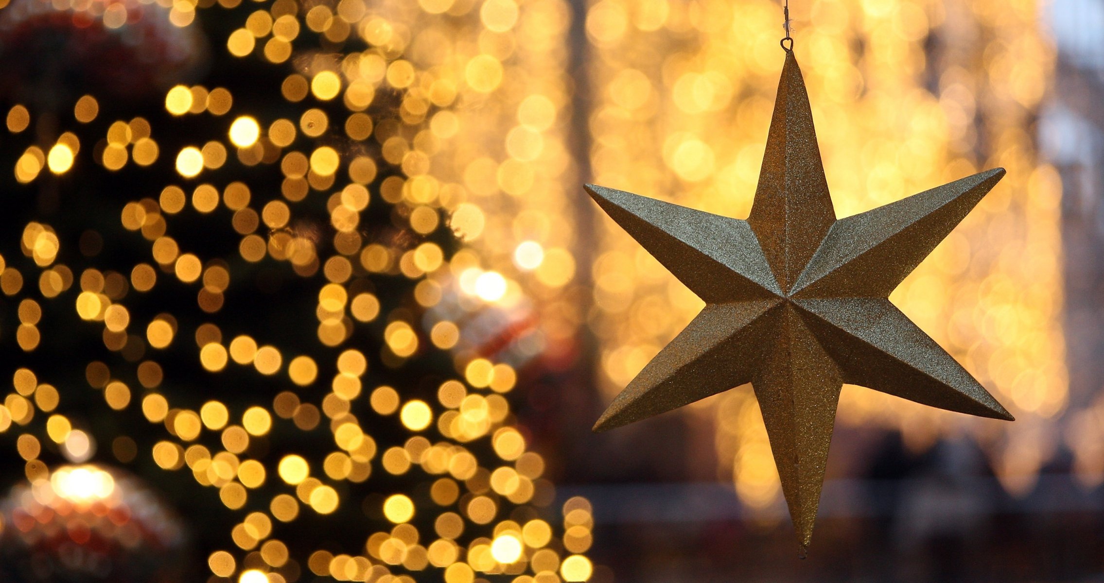 estrella de navidad año nuevo árbol de navidad decoración luces luz