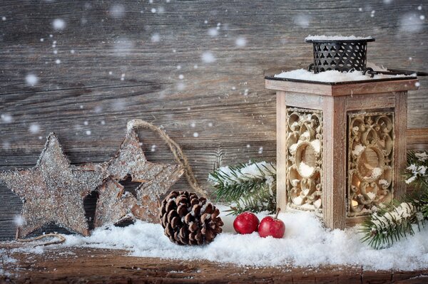 Décorations de Noël en bois