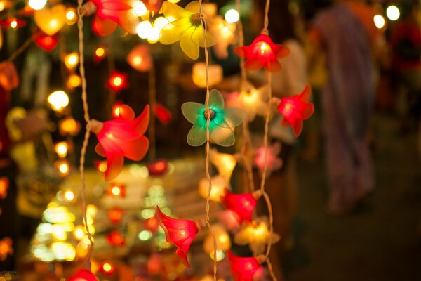 Guirnalda de Navidad para la decoración de vacaciones