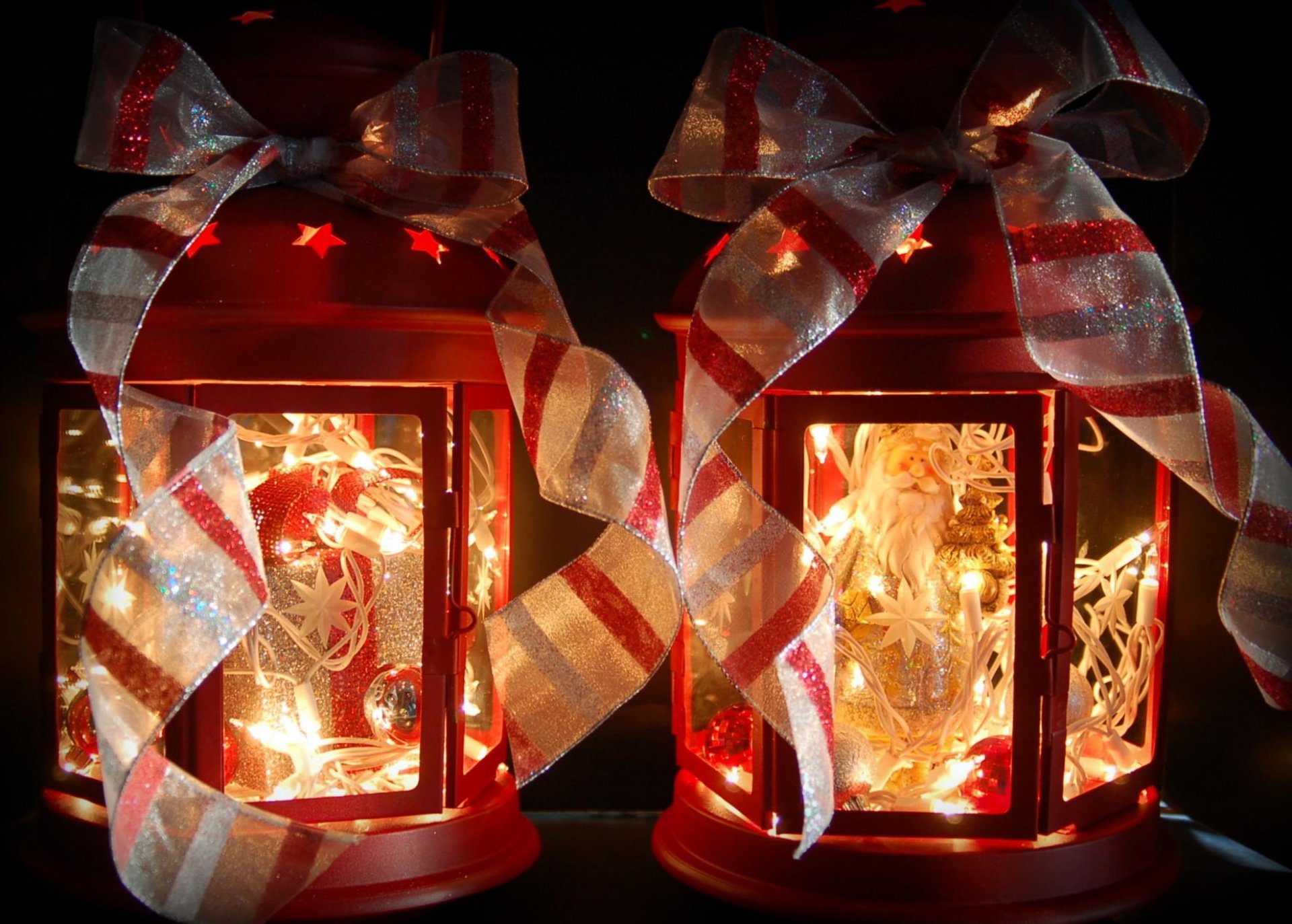 new year christmas red light lamps tapes white