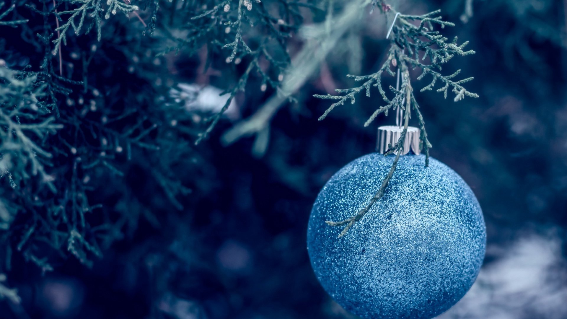 nouvel an perle décoration bleu