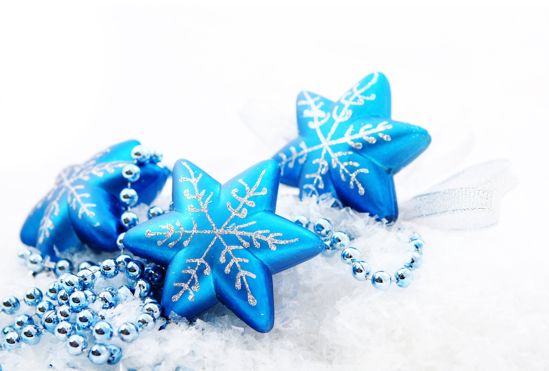 christmas decorations beads snowflake