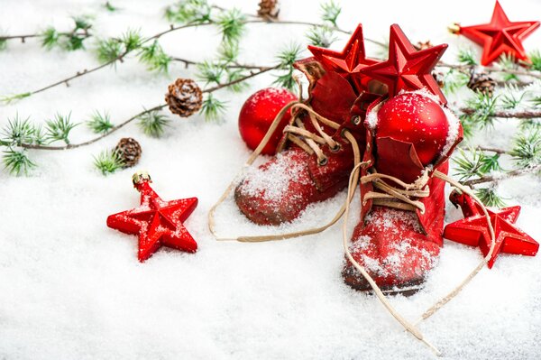 Il nuovo anno sta arrivando. Tutti si preparano per decorare la casa