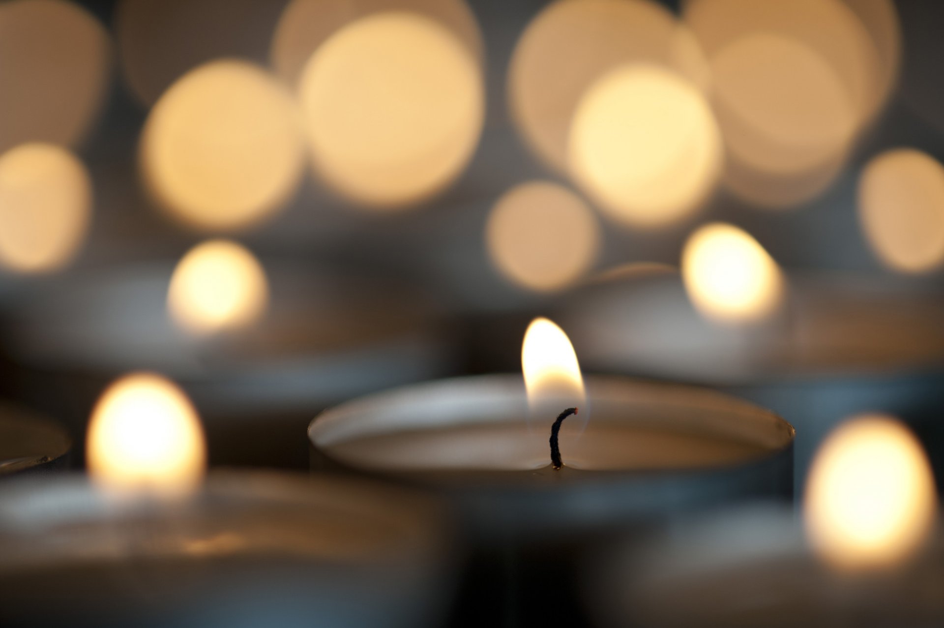 new year christmas candles fire bokeh