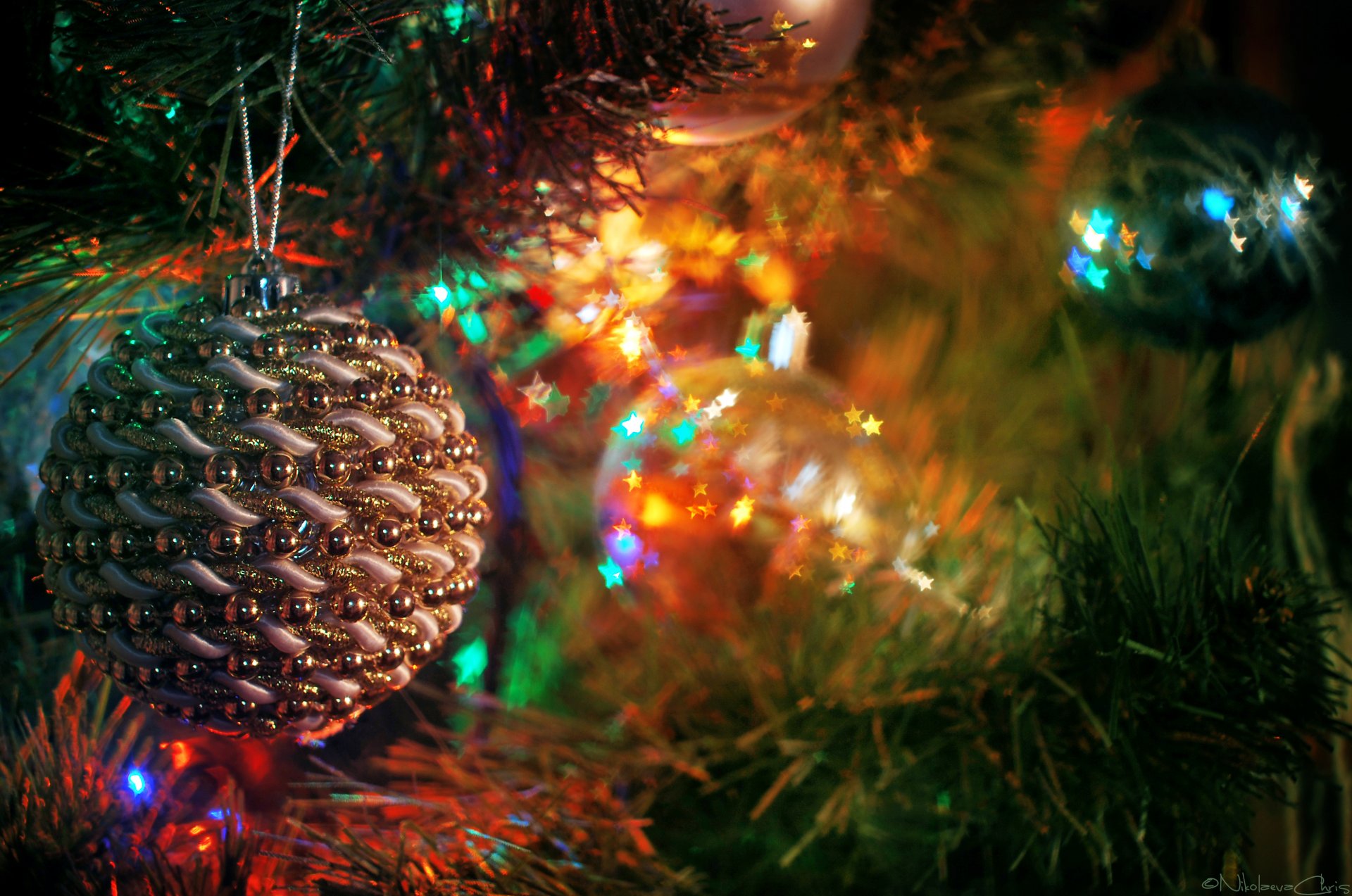 neujahr weihnachtsbaum glühbirnen urlaub weihnachtsschmuck angepasst