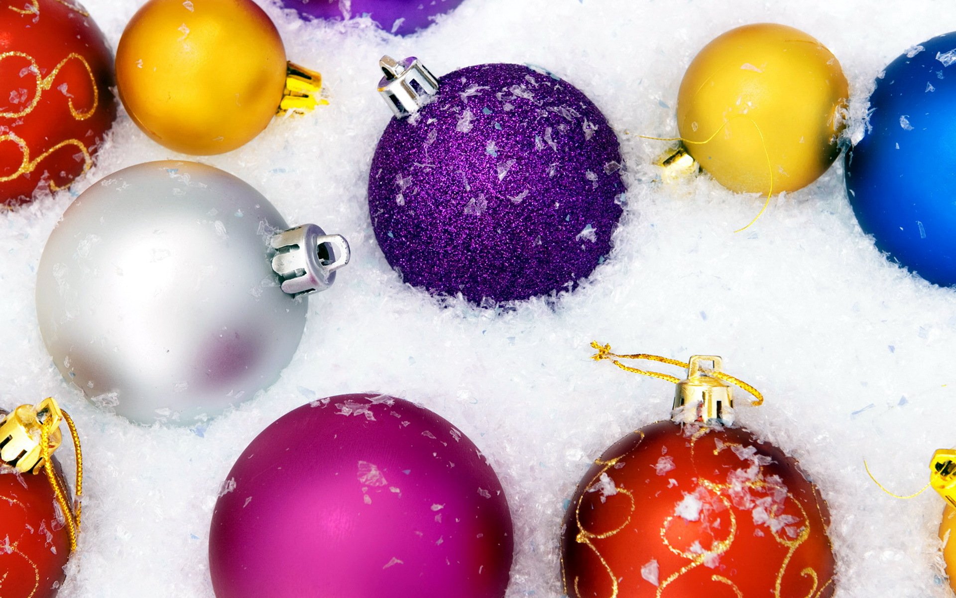 año nuevo juguetes bolas nieve