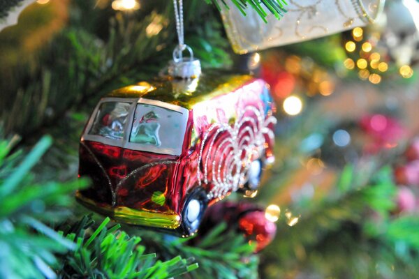 Weihnachtsbaum Spielzeug - Volkswagen Bus