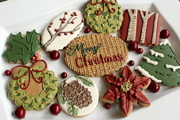 Dulces y golosinas de año nuevo y Navidad