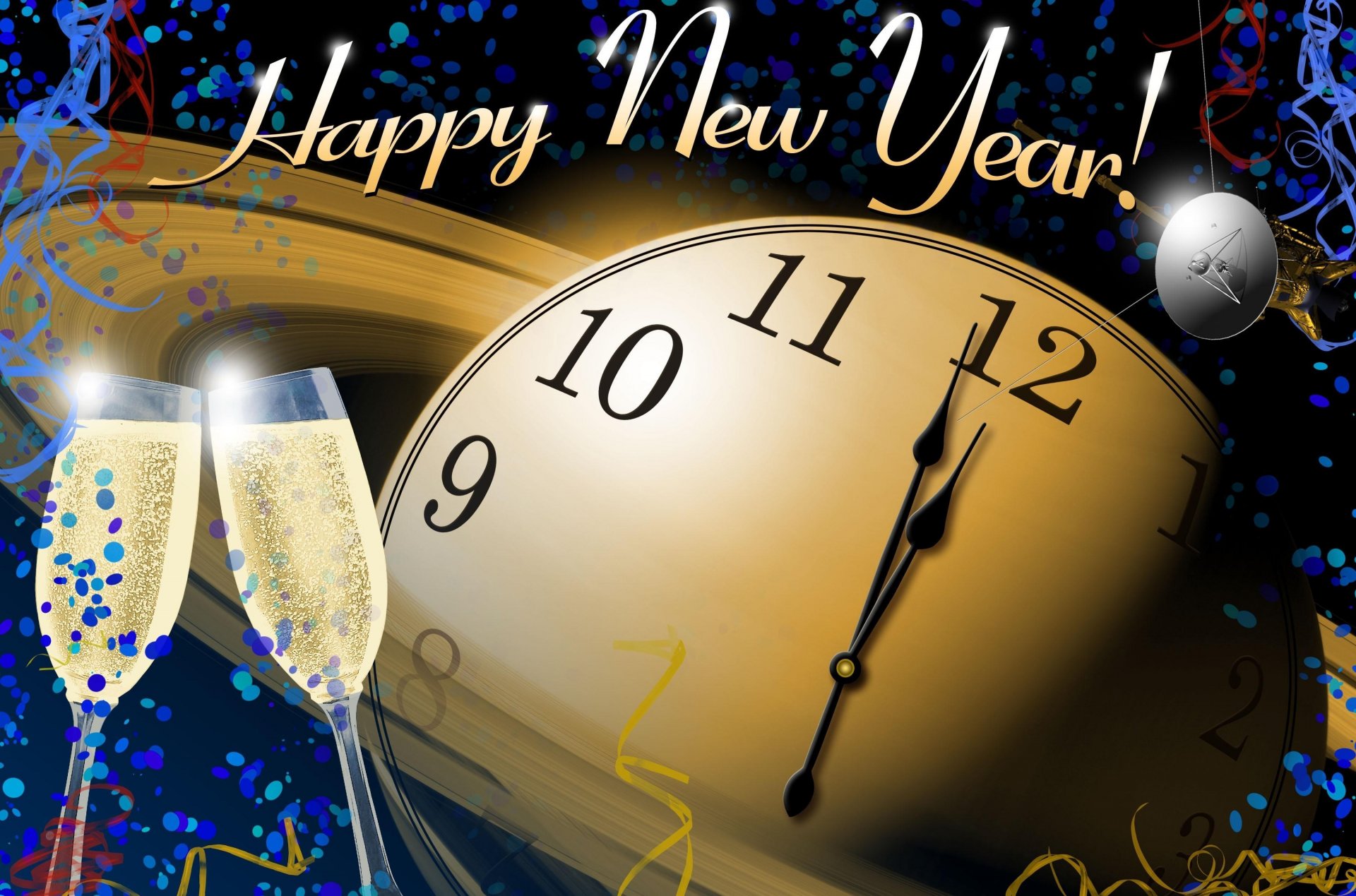 new year holiday happy new year rest clock dial