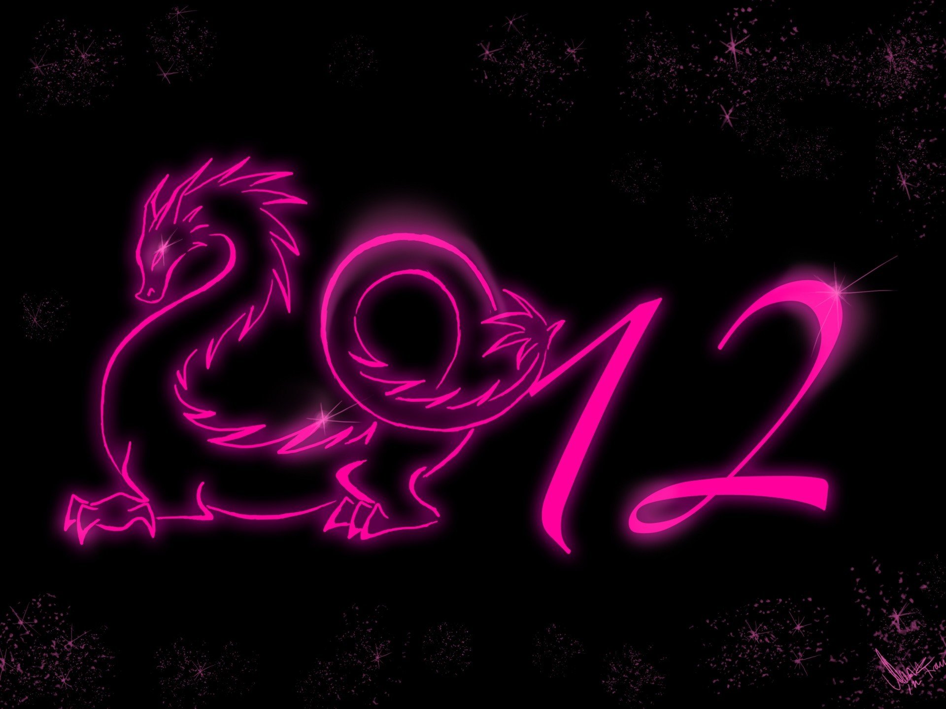 nouvel an 2012 année du dragon dragon violet