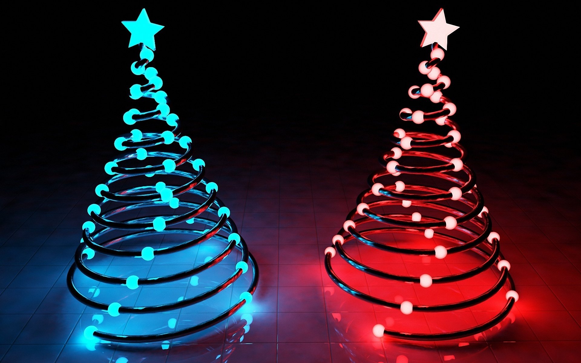 nouvel an vacances étoiles chevrons arbres de noël bleu rouge lumières lumière vacances joyeux noël