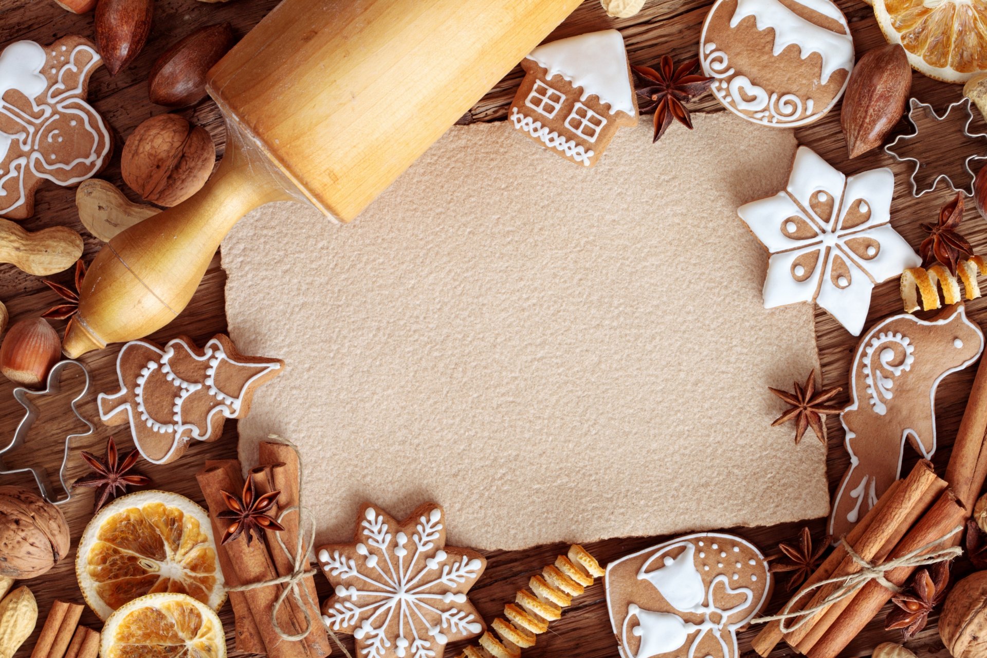 año nuevo vacaciones navidad galletas