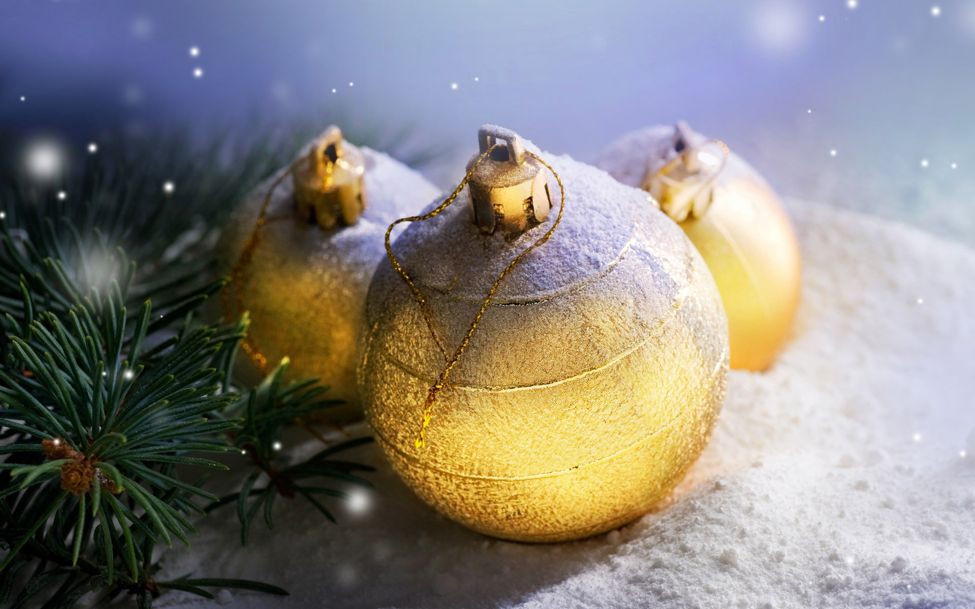 neujahr urlaub frohe weihnachten tanne weihnachtsbaum zweige pailletten glitter blendung golden