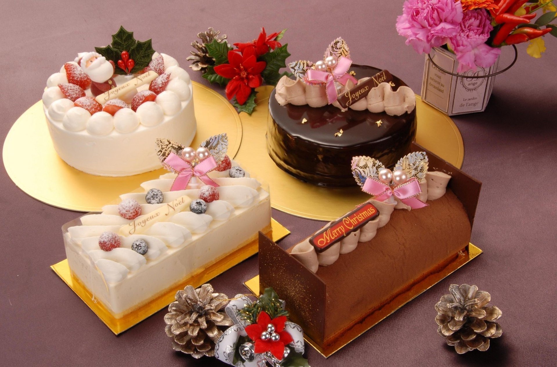 new year holiday happy new year rest sweets food dessert treats rolls cakes cone