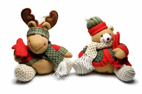 Stuffed toys for the new year