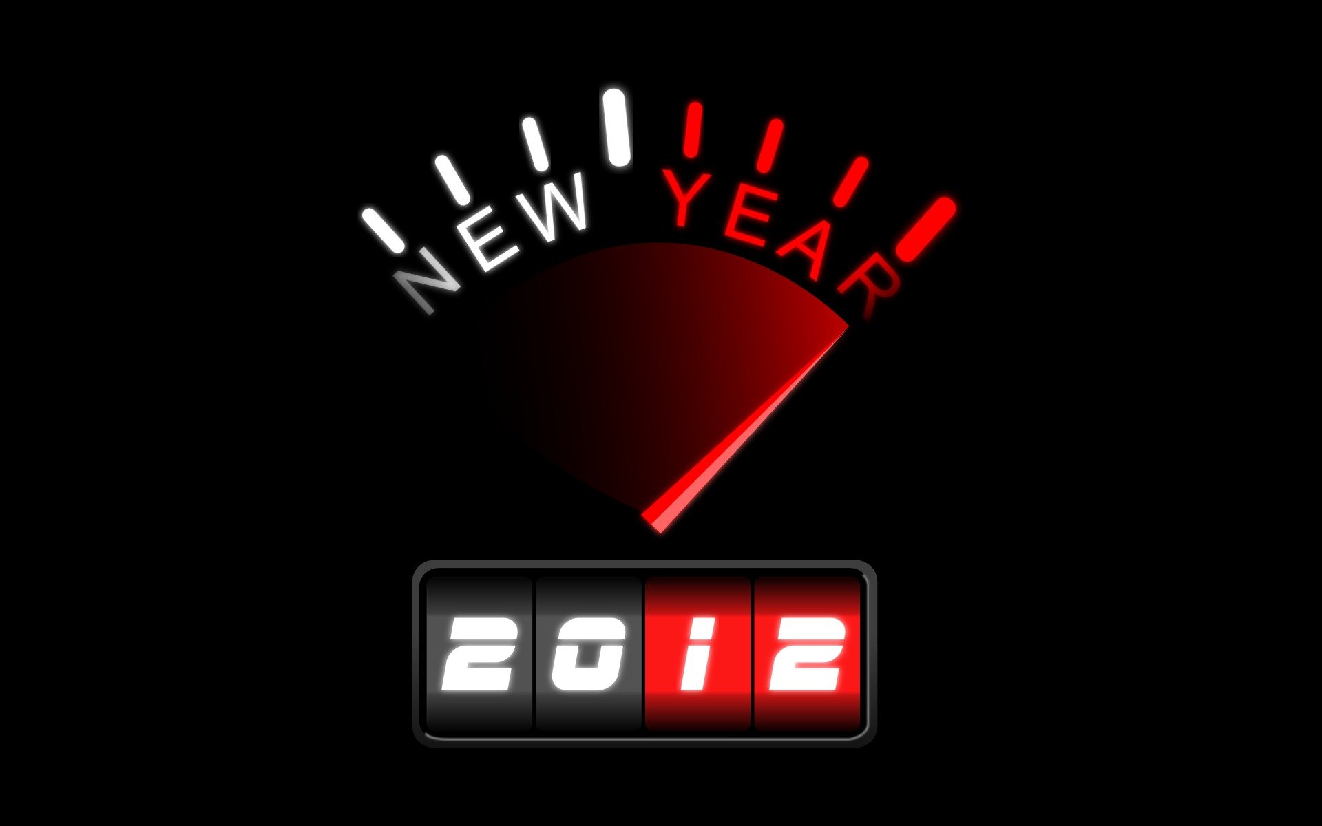 new year speedometer 2012