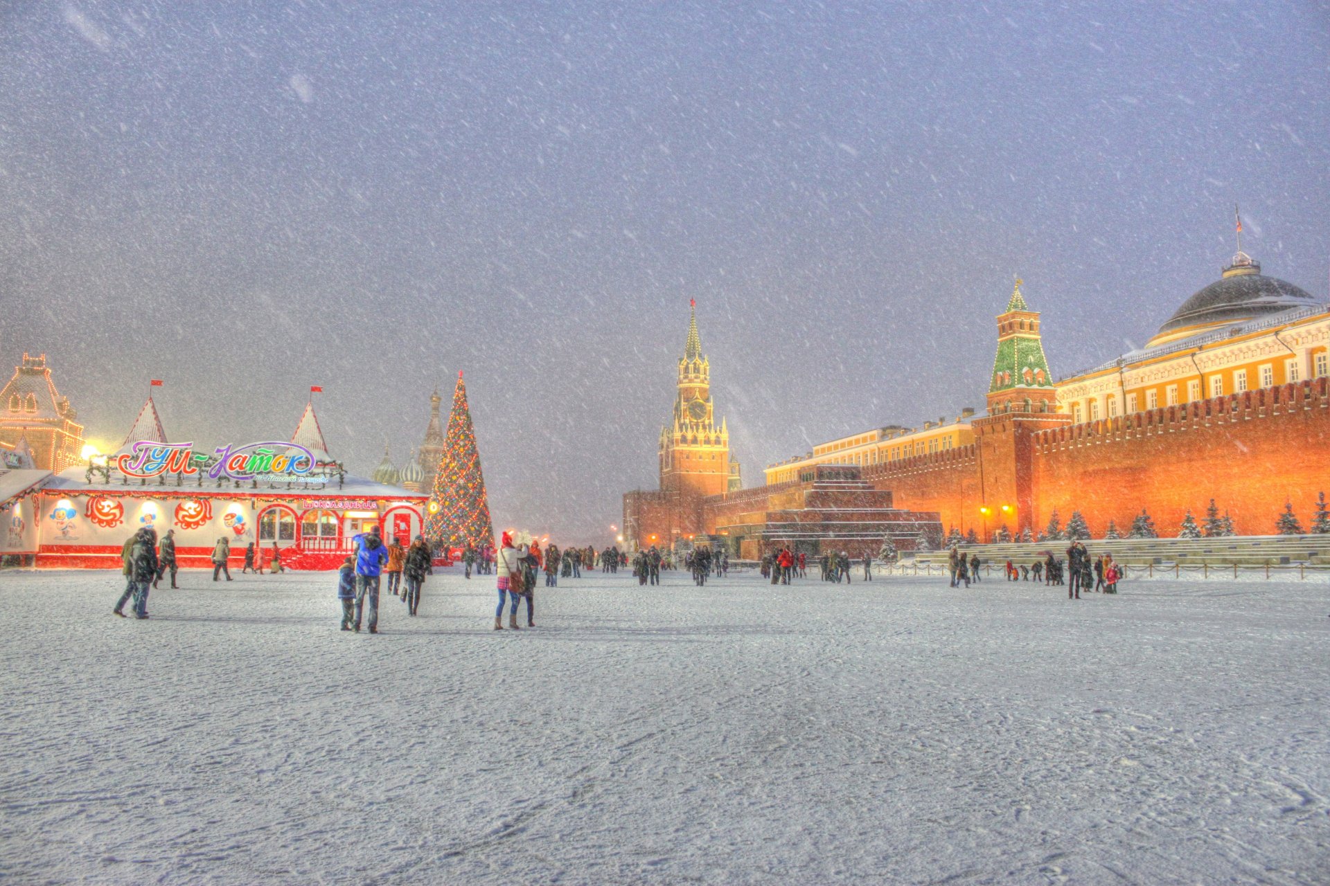 new year red square moscow