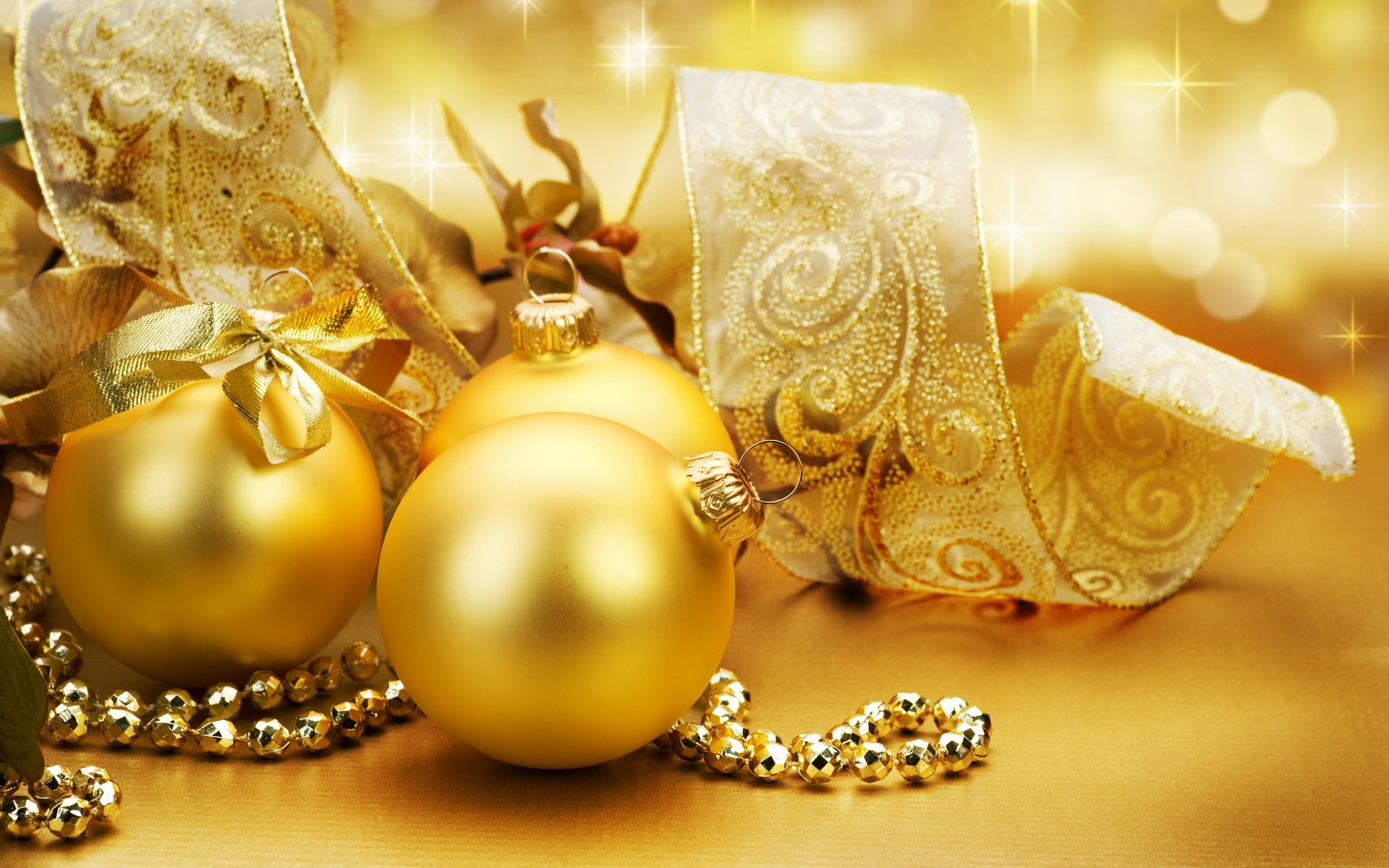 new year holiday gold background