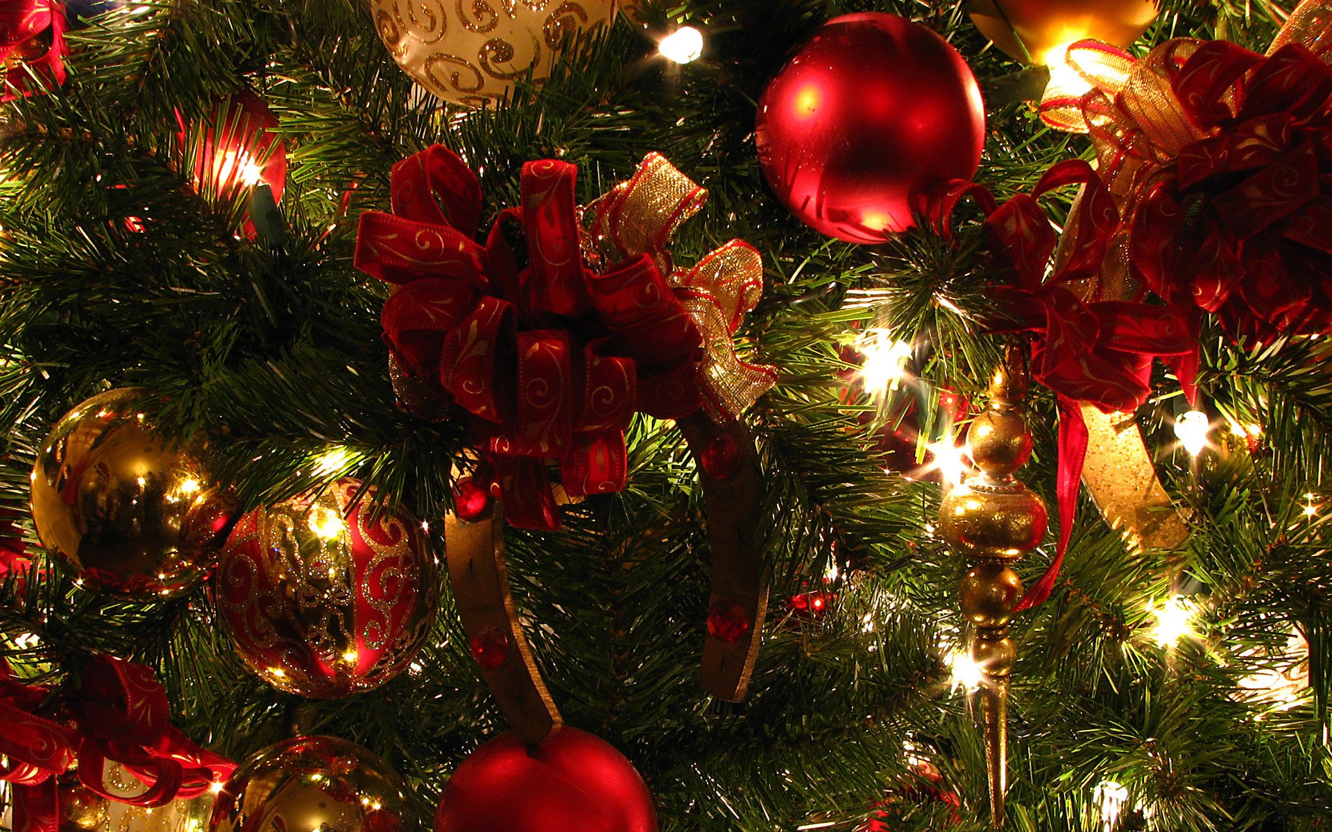 árbol de navidad decoración juguetes de navidad luces verde rojo