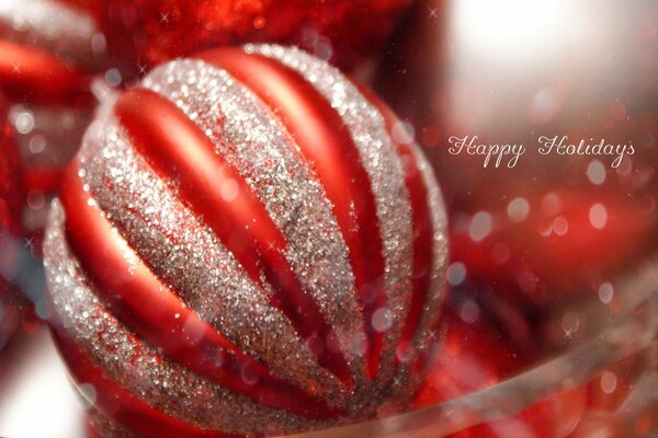 Christmas tree toy showered with silver