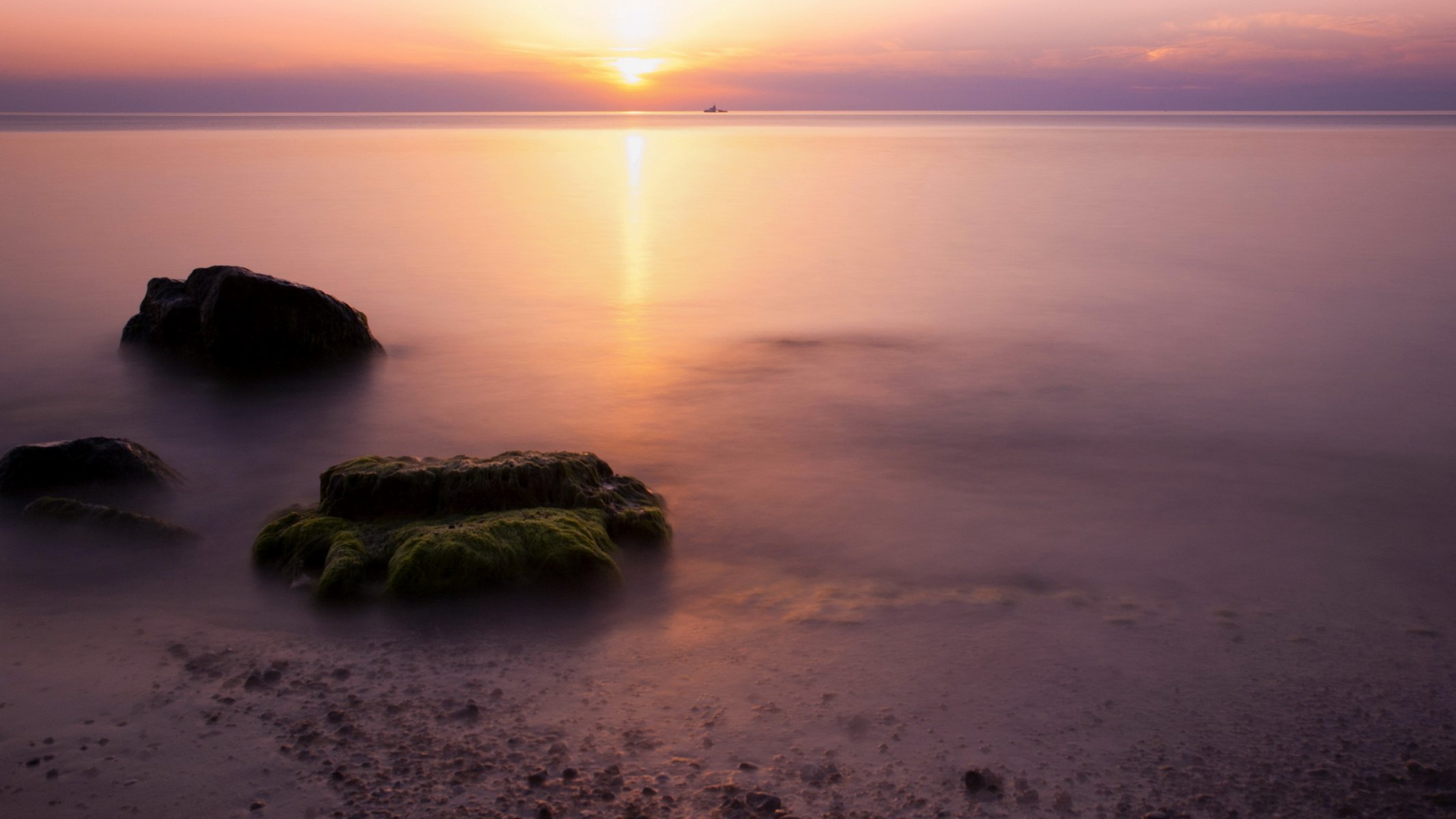 mare tramonto paesaggio