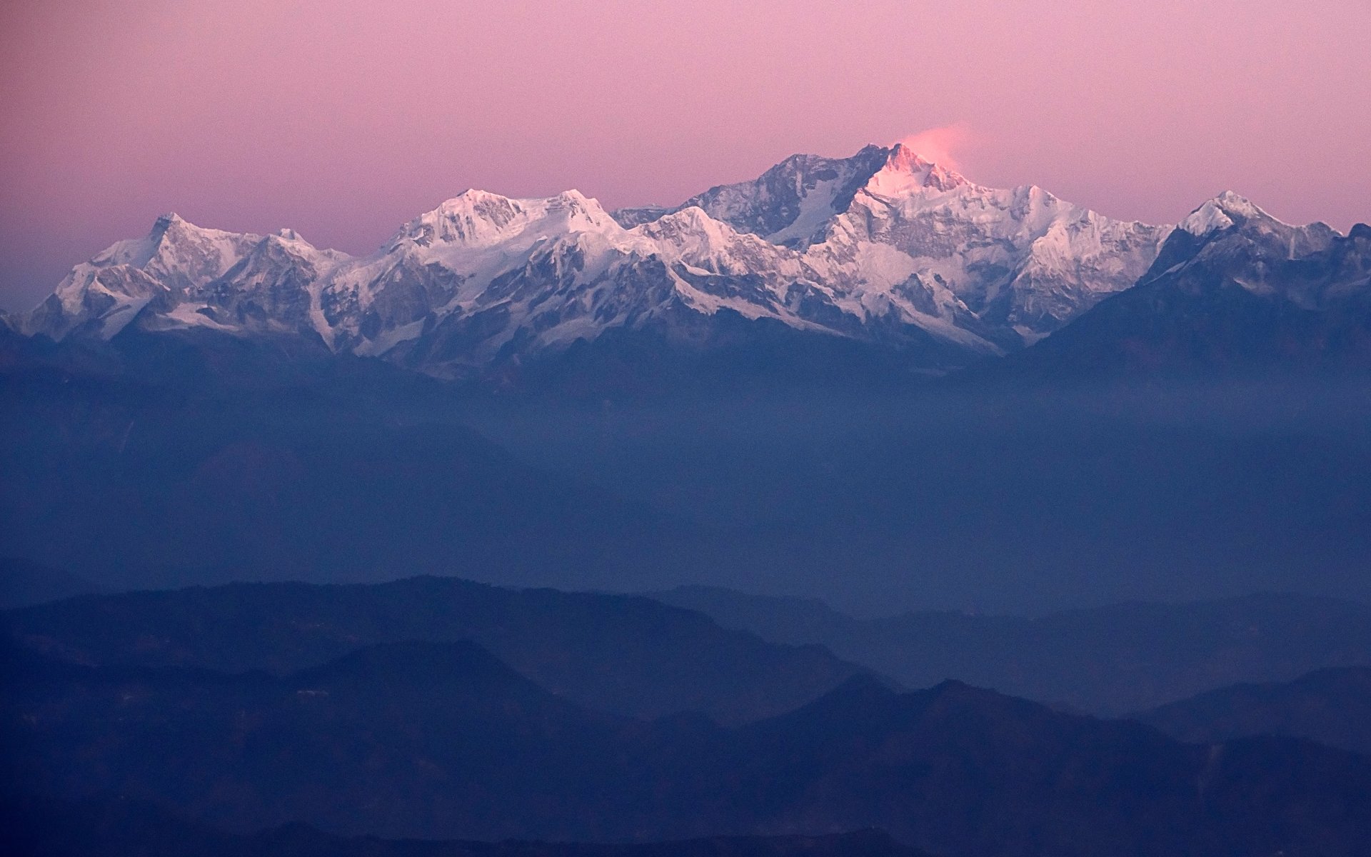 mountain landscape dawn nature the tiger hill