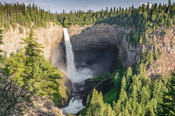 Helmken Wasserfall Landschaft Natur