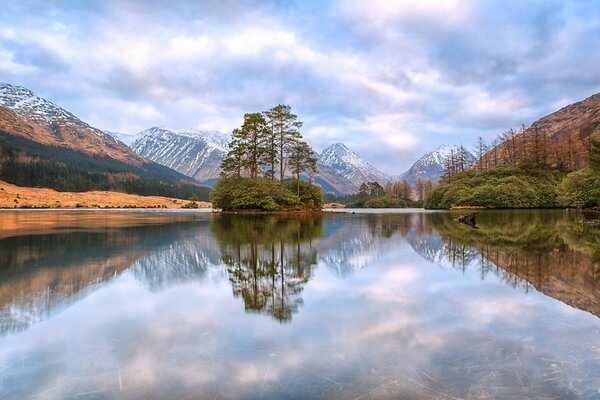 Lake Lohan-urr in autumn weather