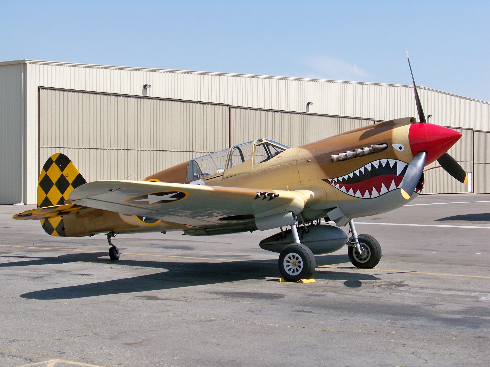 curtiss p-40 tomahawkamerikansky fighter of the second world war