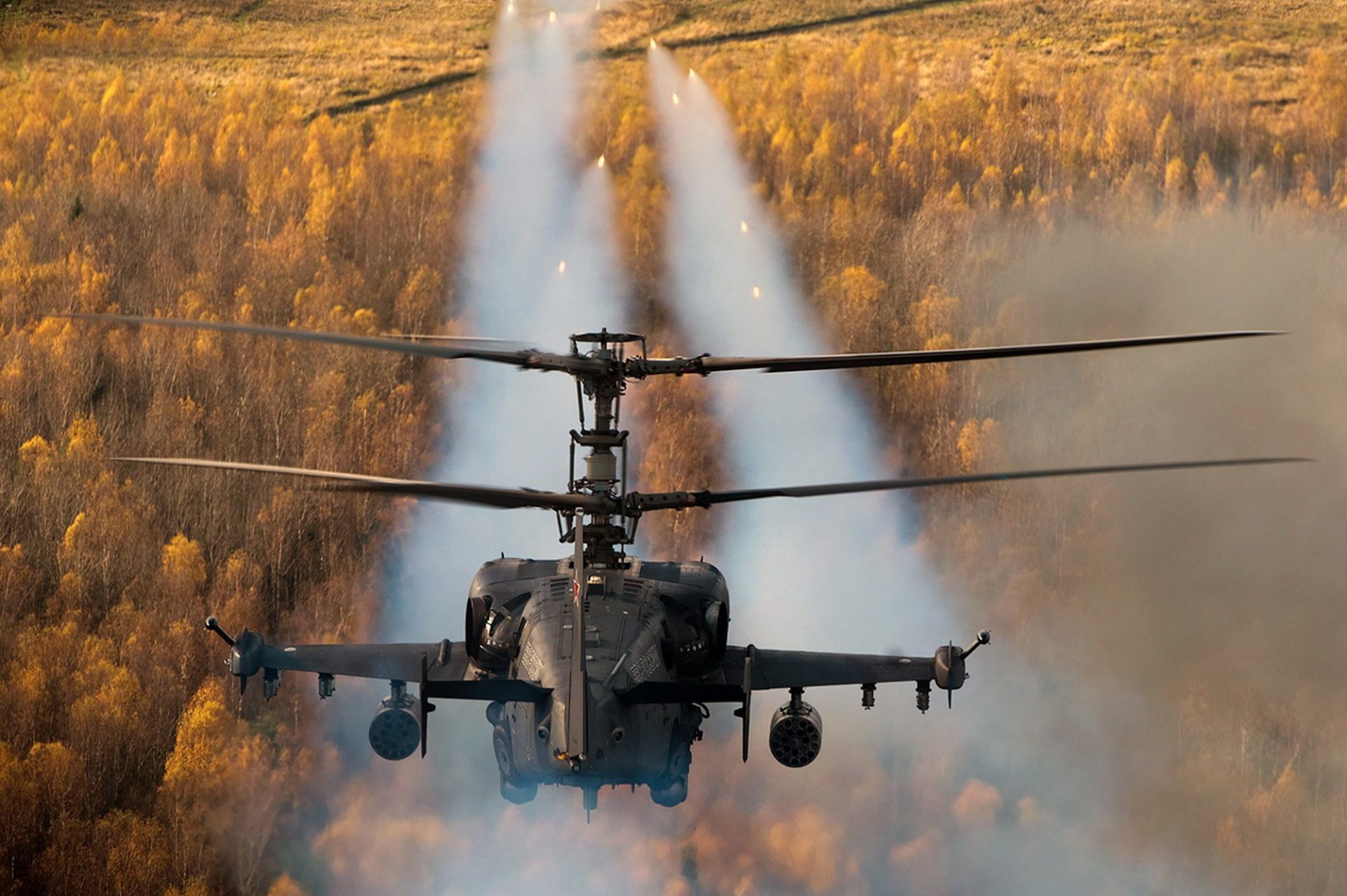 ka-52 alligatore russo sciopero bombardamento