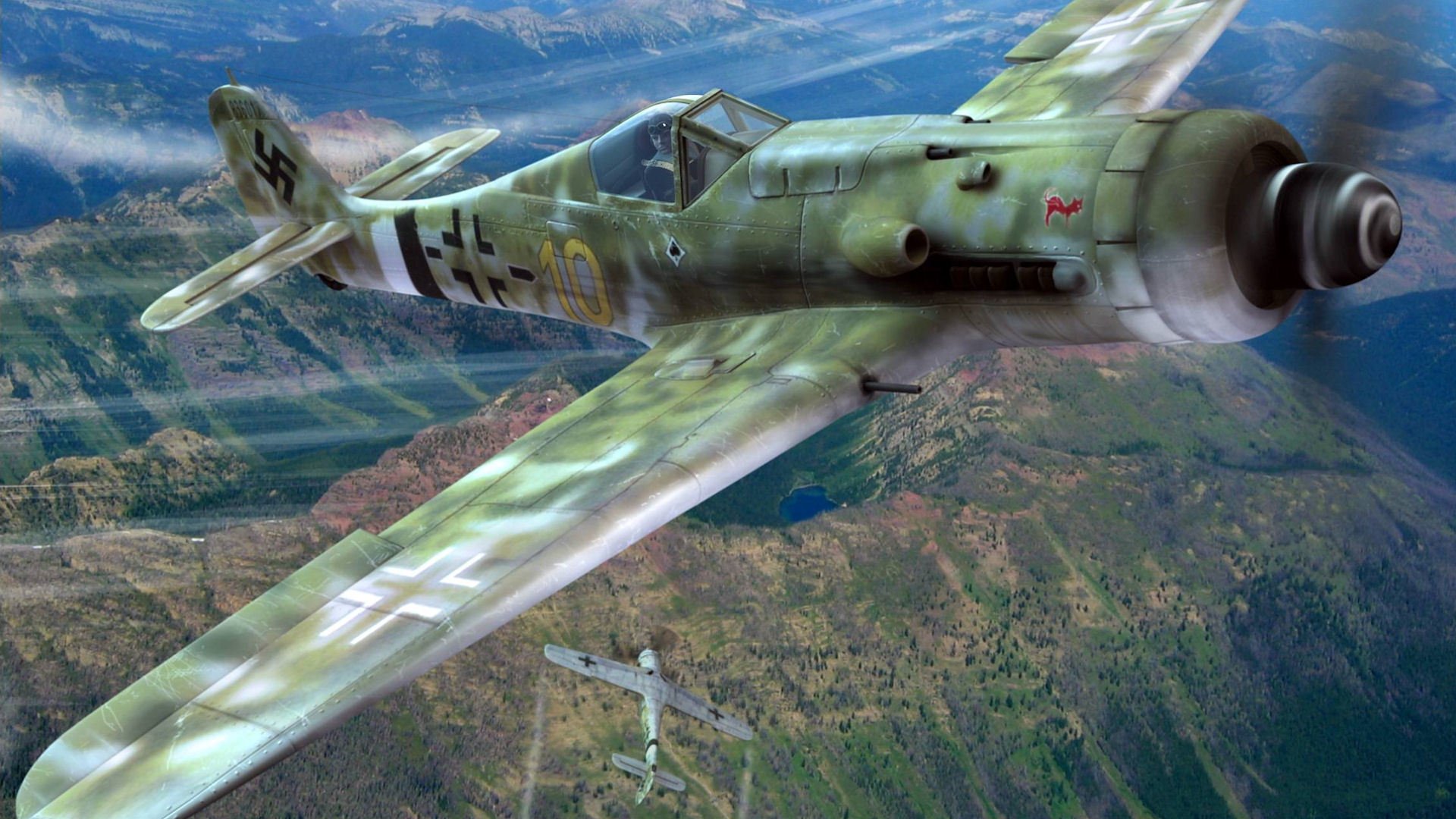 focke-wulf fw 190 wurger alcaudón