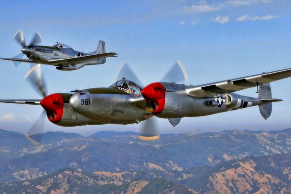 North American aircraft R -51 R - 38G Mustang