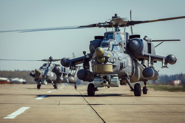 Mi 28 aircraft image at the airfield