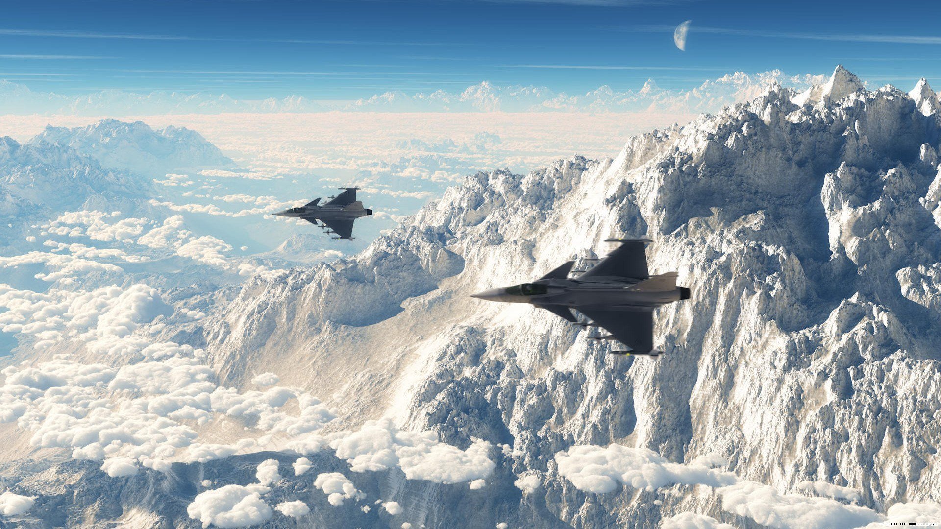 caccia montagne aviazione saab jas 39 gripen